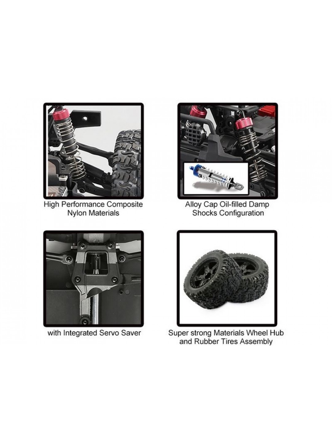 Радиоуправляемый монстр Remo Hobby MMAX PRO (красный) Li-Po 4WD 2.4G 1/10 RTR