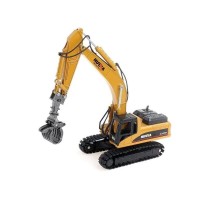 Металлический экскаватор с грейфером HUI NA TOYS 1/50 Металлический экскаватор с грейфером HUI NA TOYS 1/50