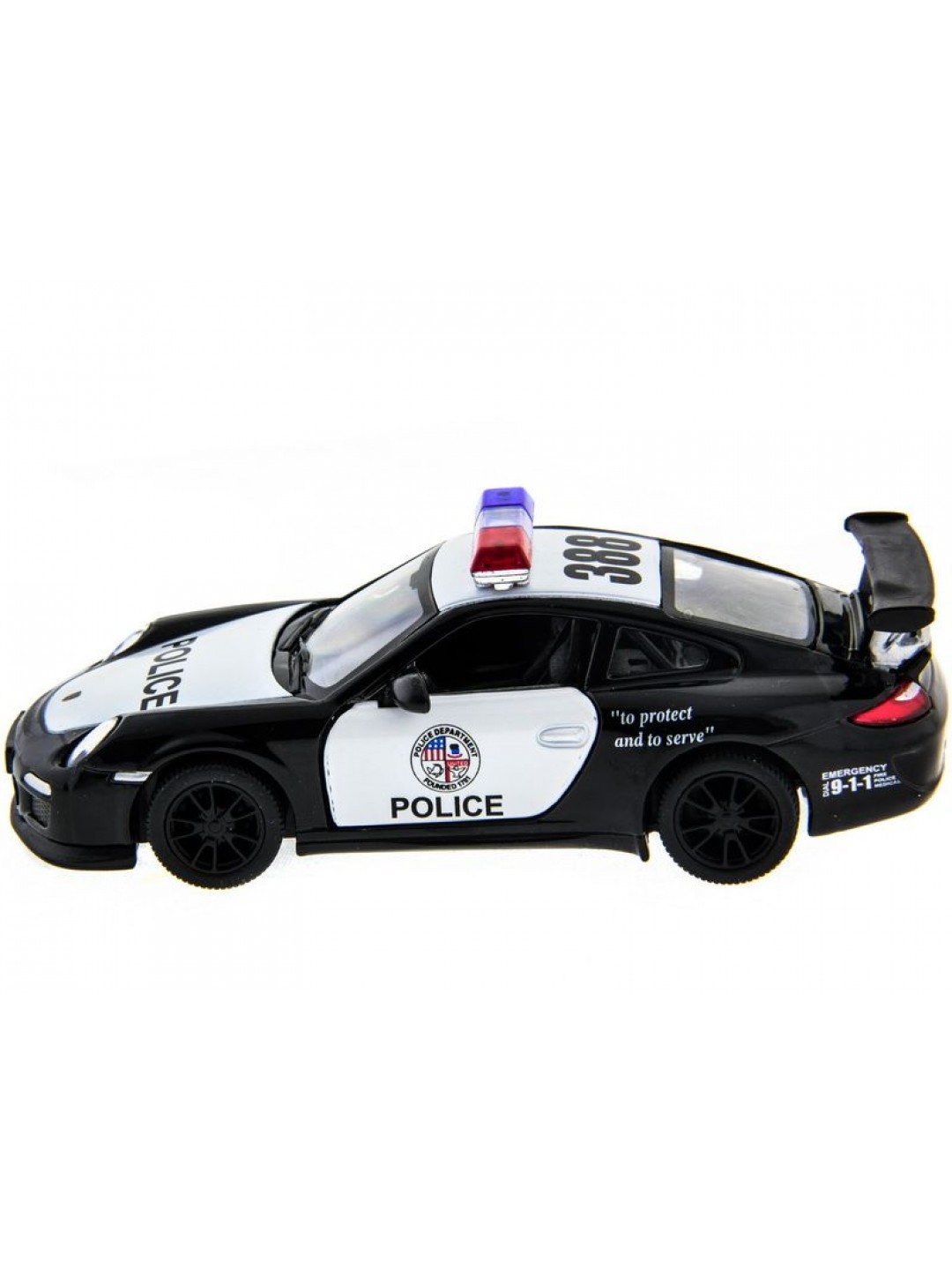 Машина Kinsmart 1:36 Porsche 911 GT3 RS (Police) в асс. инерция (1/12шт.) б/к