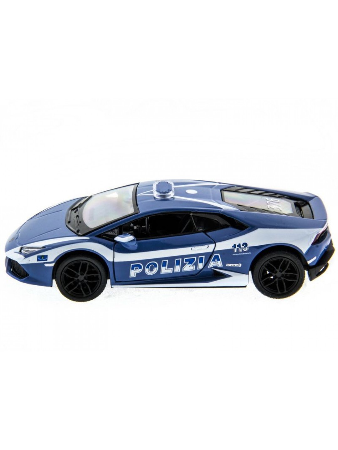 Машина Kinsmart Lamborghini Huracan (Police) инерция (1/12шт.) 1:36 б/к