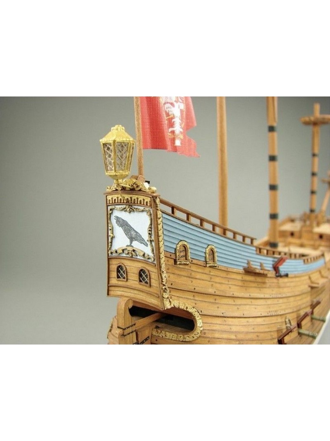 Сборная картонная модель Shipyard флейт Schwarzer Rabe (№39), 1/96