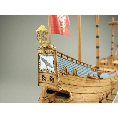 Сборная картонная модель Shipyard флейт Schwarzer Rabe (№39), 1/96