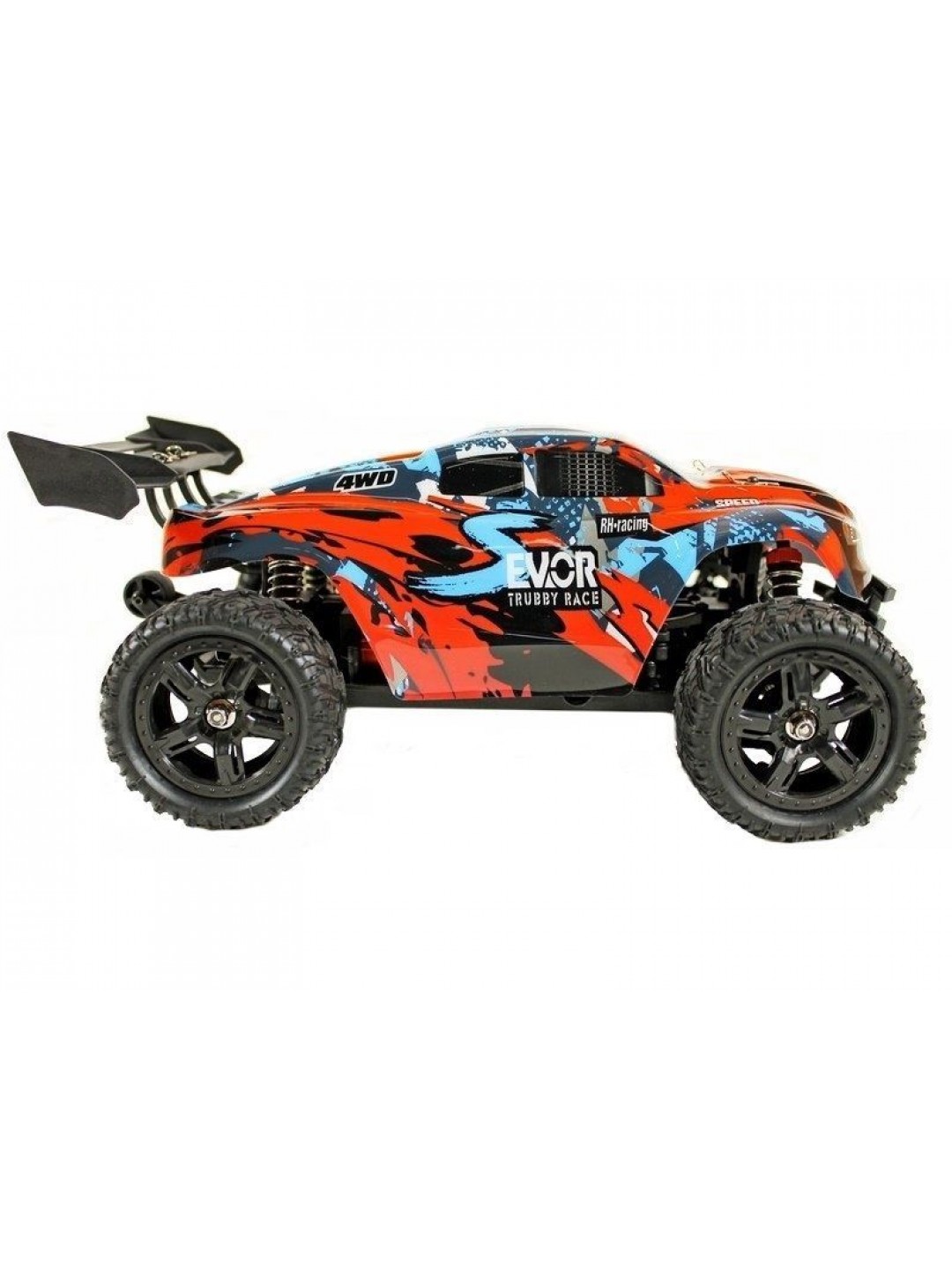 Радиоуправляемая трагги Remo Hobby S EVO-R Brushless (красная) 4WD 2.4G 1/16 RTR
