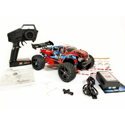 Радиоуправляемая трагги Remo Hobby S EVO-R Brushless UPGRADE (красный) 4WD 2.4G 1/16 RTR