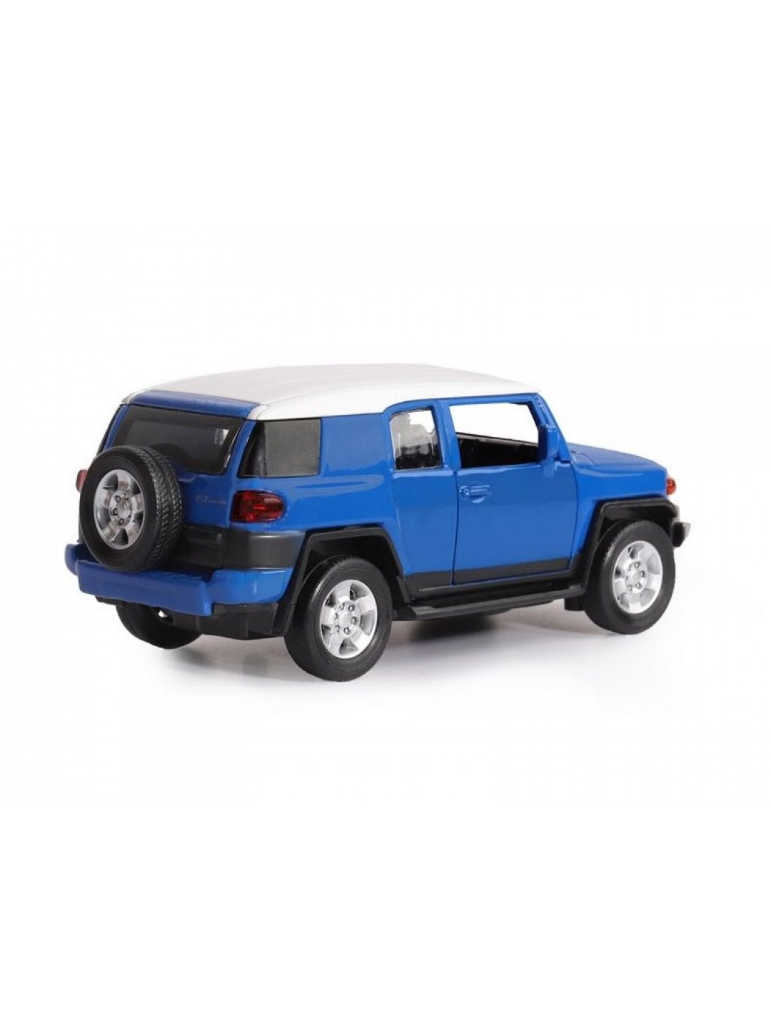 Машина "АВТОПАНОРАМА" Toyota FJ Cruiser, синий, 1/32, свет, звук, инерция, в/к 17,5*13,5*9 см