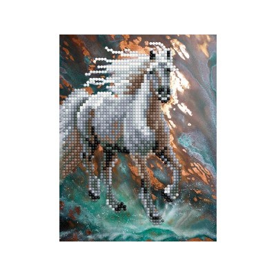 Алмазная мозаика 15х20 СТРЕМИТЕЛЬНЫЙ (10 цветов)