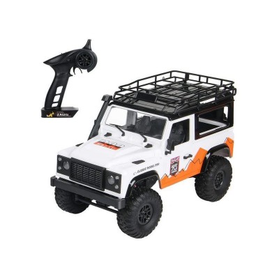 Радиоуправляемая машина MN MODEL английский внедорожник Defender  D90 (белый) 4WD 2.4G 1/12 RTR