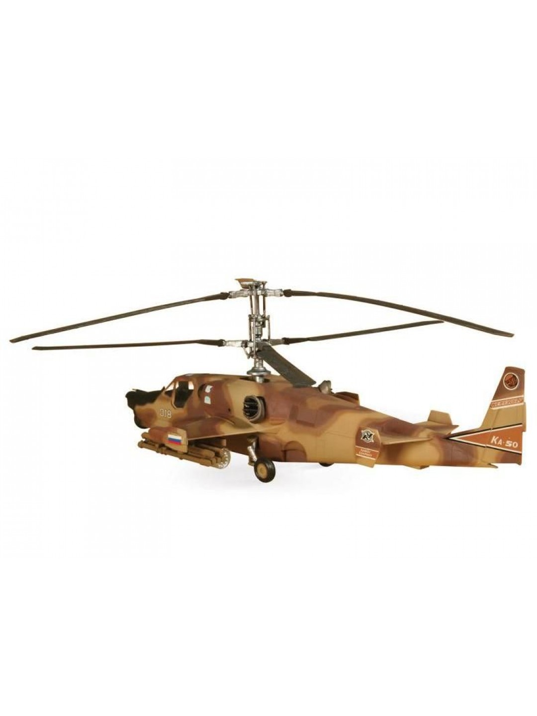 Сборная модель ZVEZDA Российский ударный вертолет "Ночной охотник", 1/72
