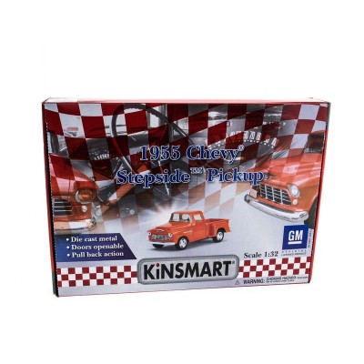 Машина Kinsmart "Chevy Stepside Pick Up" инерция (1/12шт.) 1:32 б/к