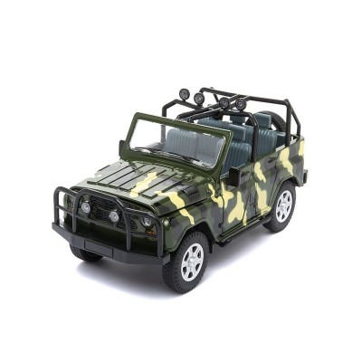 Машина "АВТОПАНОРАМА" УАЗ-469 1/24 в/к 22*12*11 см, белая