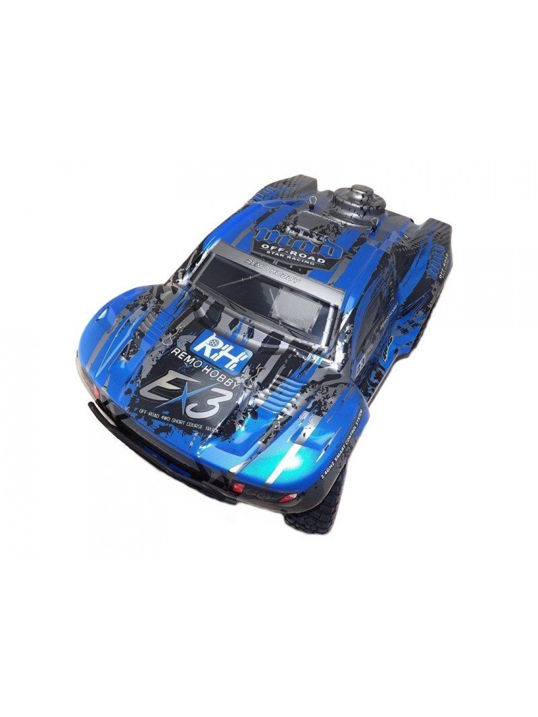 Радиоуправляемый шорт-корс Remo Hobby EX3 (синий) 4WD 2.4G 1/10 RTR