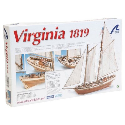 Сборная деревянная модель корабля Artesania Latina VIRGINIA AMERICAN SCHOONER, 1/41