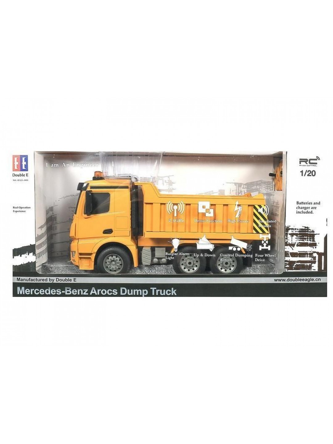 Р/У самосвал Double Eagle Mercedes-Benz Arocs 1:20