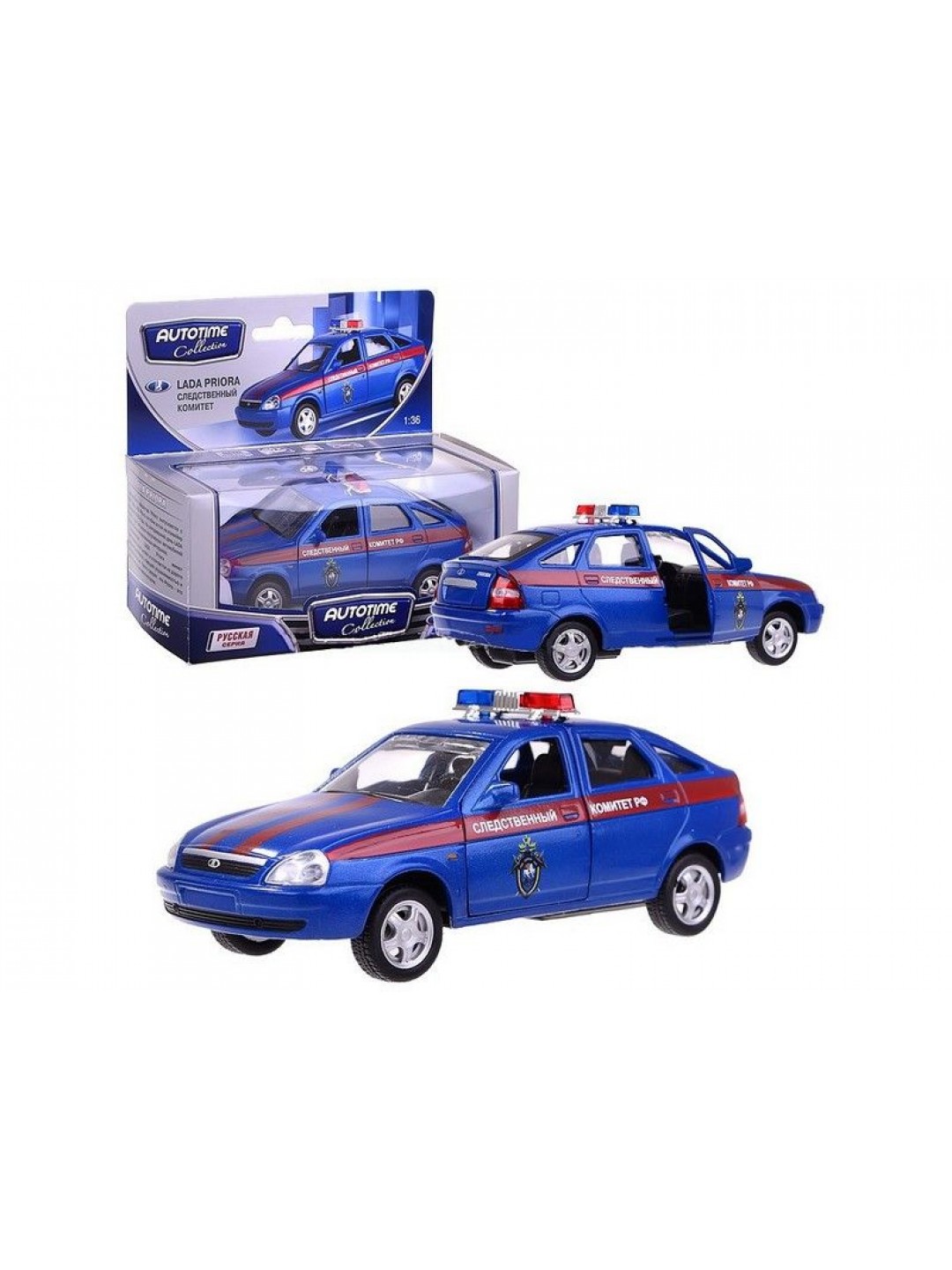 Машина Autotime "LADA PRIORA" следственный комитет 1:36