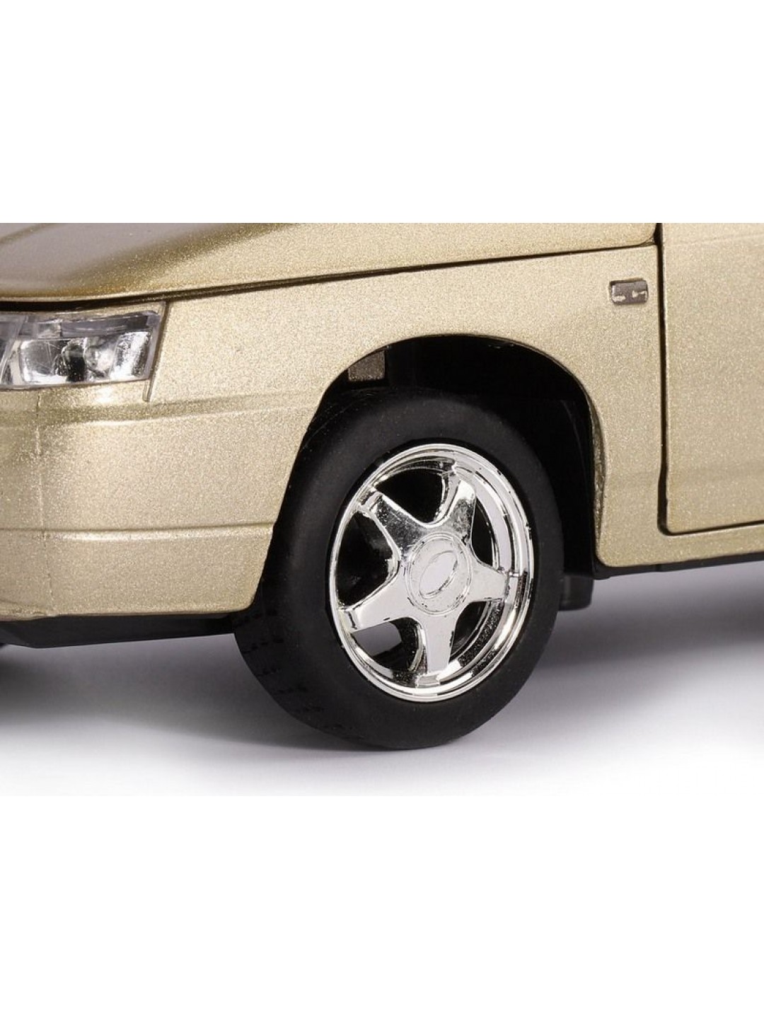 Машина "АВТОПАНОРАМА" ВАЗ 2112, золотой, 1/22, инерция, в/к 24,5*12,5*10,5 см