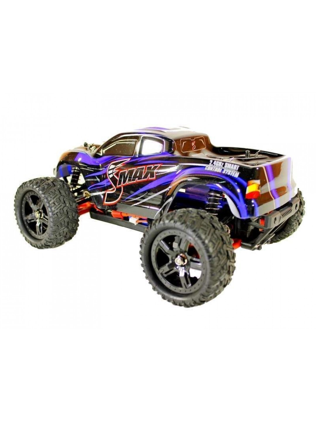 Радиоуправляемый монстр Remo Hobby SMAX Brushless UPGRADE (синий) 4WD 2.4G 1/16 RTR
