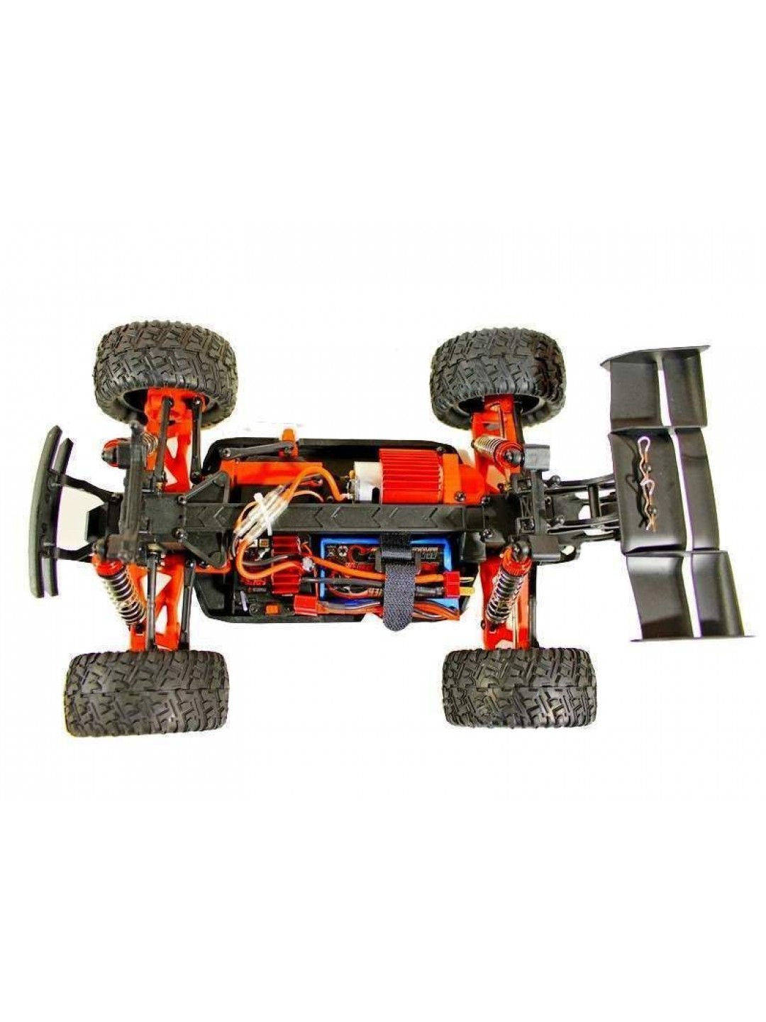 Радиоуправляемая трагги Remo Hobby S EVO-R UPGRADE (синяя) 4WD 2.4G 1/16 RTR
