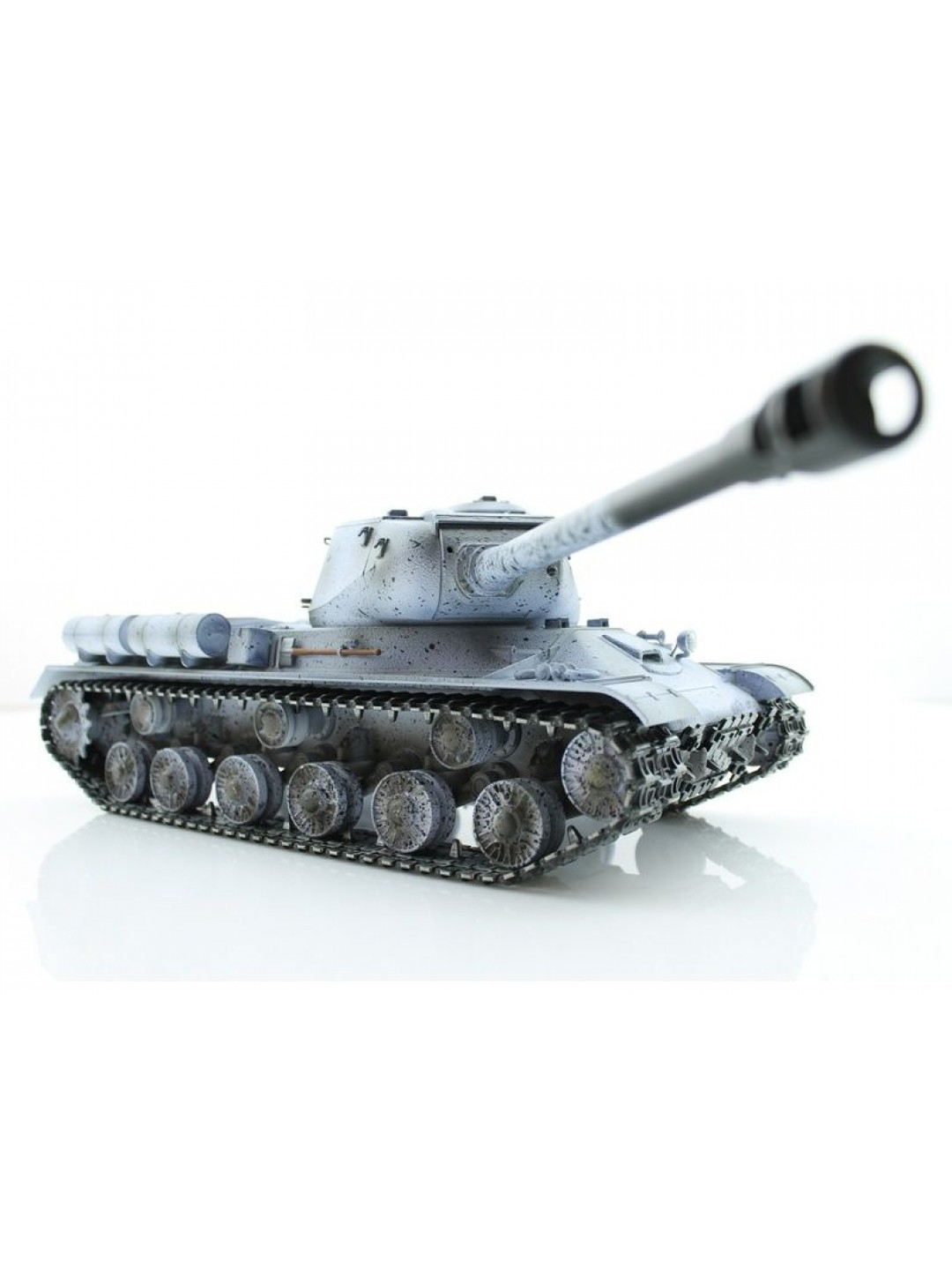 Р/У танк Taigen 1/16 ИС-2 модель 1944, СССР, зимний, 2.4G, деревянная коробка