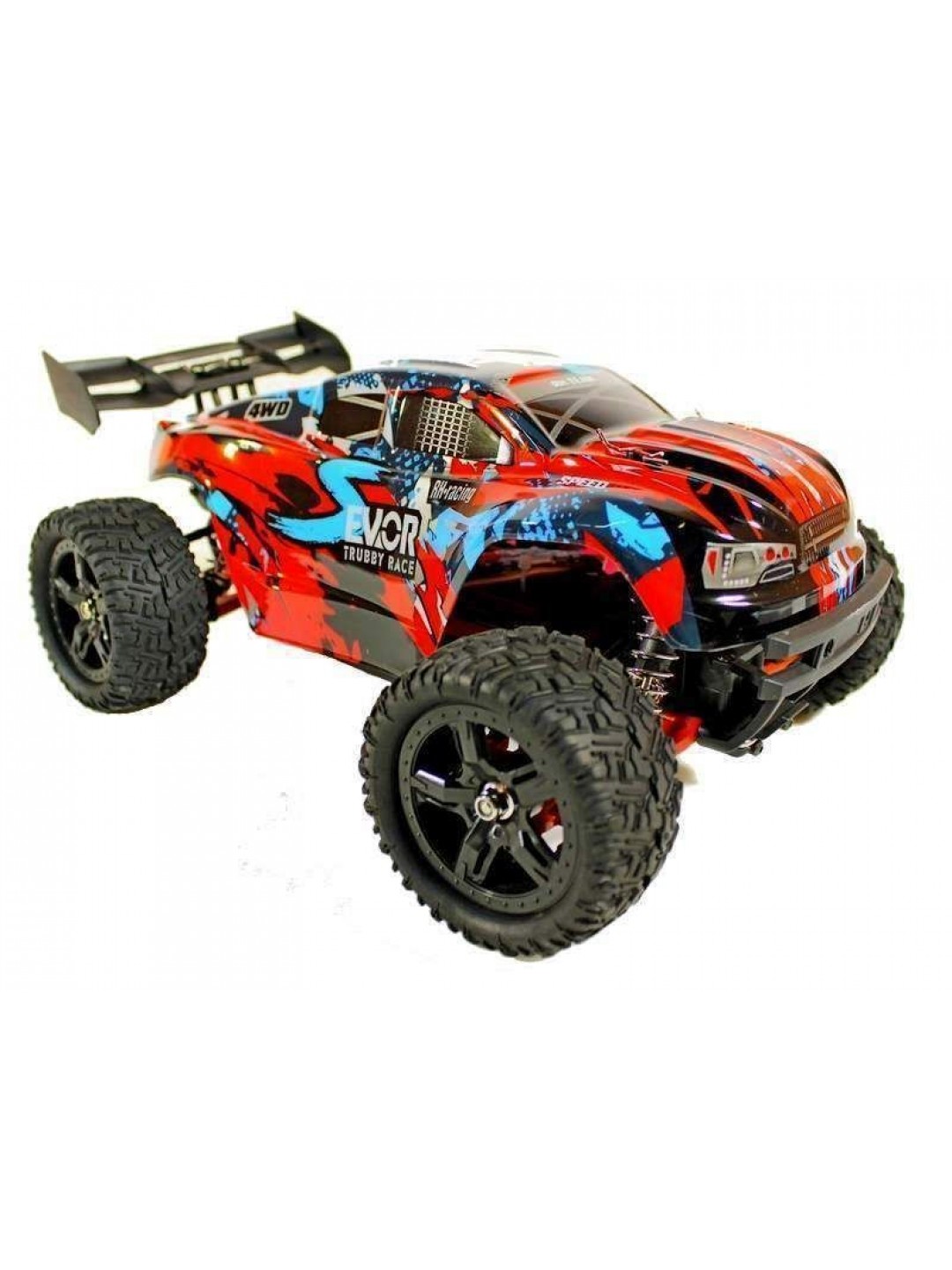 Радиоуправляемая трагги Remo Hobby S EVO-R Brushless UPGRADE (красный) 4WD 2.4G 1/16 RTR