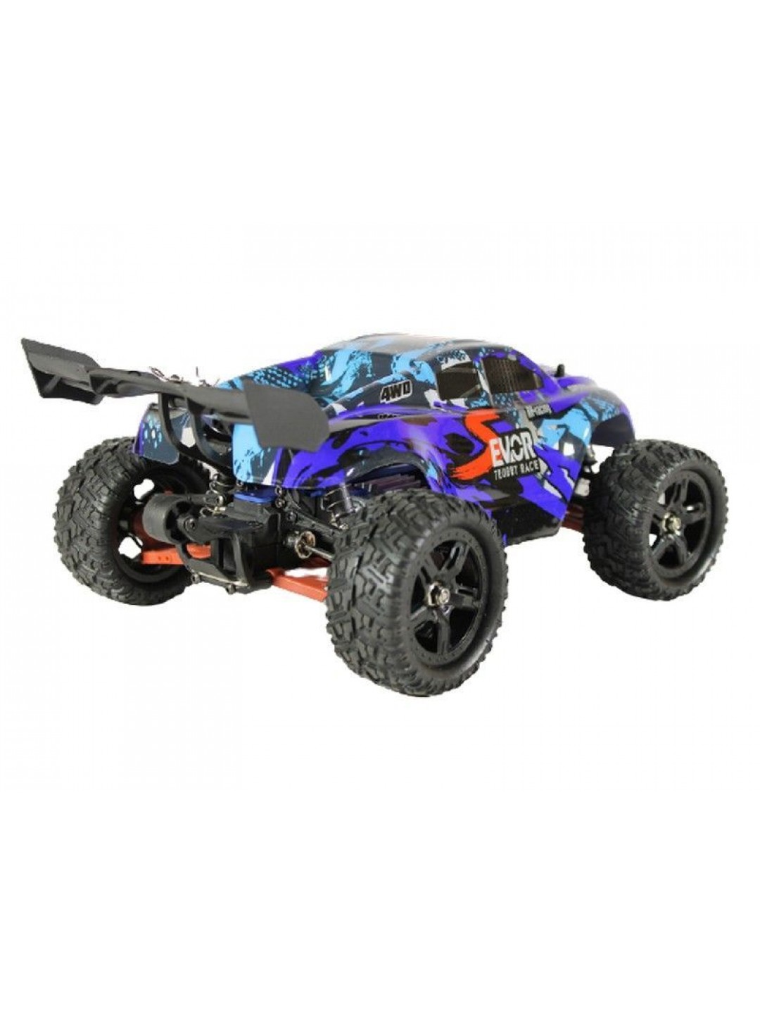 Радиоуправляемая трагги Remo Hobby S EVO-R Brushless UPGRADE V2.0 (синяя) 4WD 2.4G 1/16 RTR