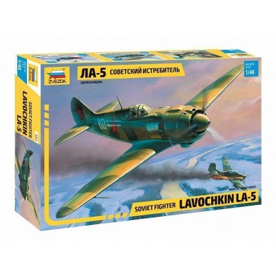 Сборная модель ZVEZDA Советский истребитель Ла-5, 1/48
