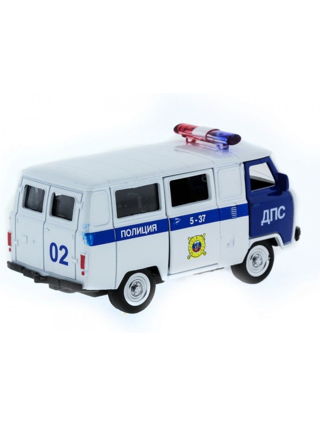 Машина "АВТОПАНОРАМА" инерц. УАЗ (ДПС) 1/50, в/к 12*7*5,5 см
