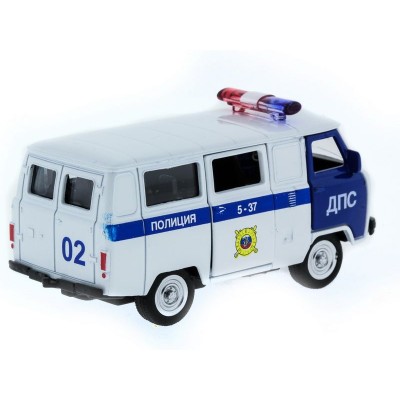 Машина "АВТОПАНОРАМА" инерц. УАЗ (ДПС) 1/50, в/к 12*7*5,5 см