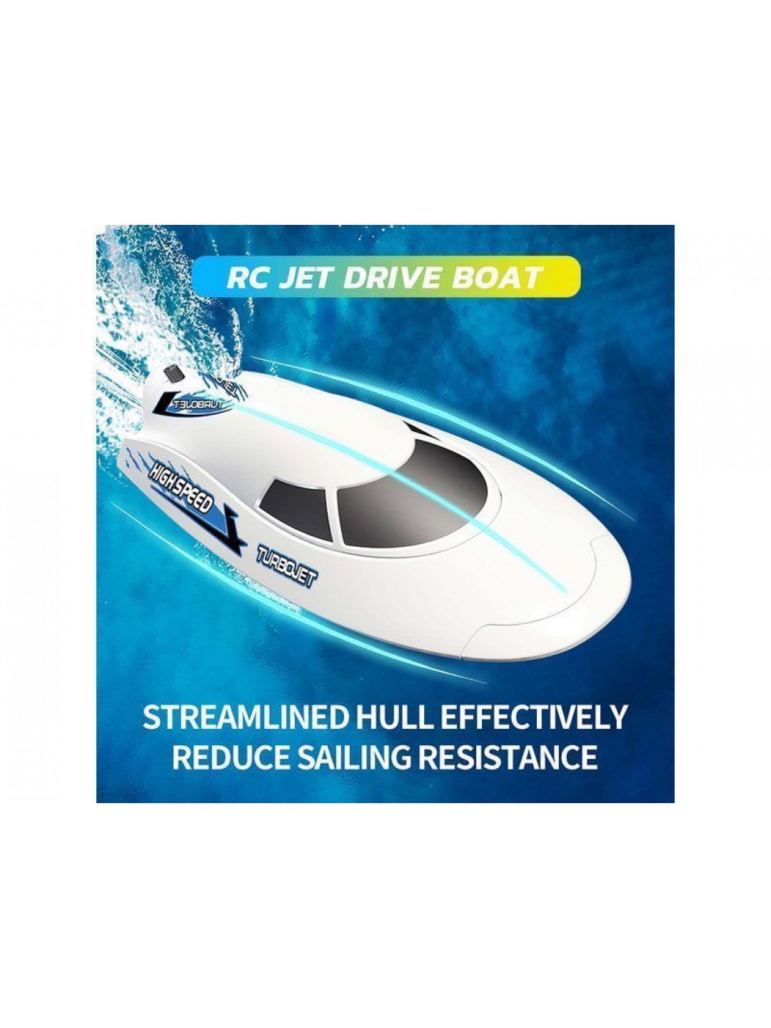 Радиоуправляемый скоростной катер Flytec V008 с водомётом 2.4G RTR