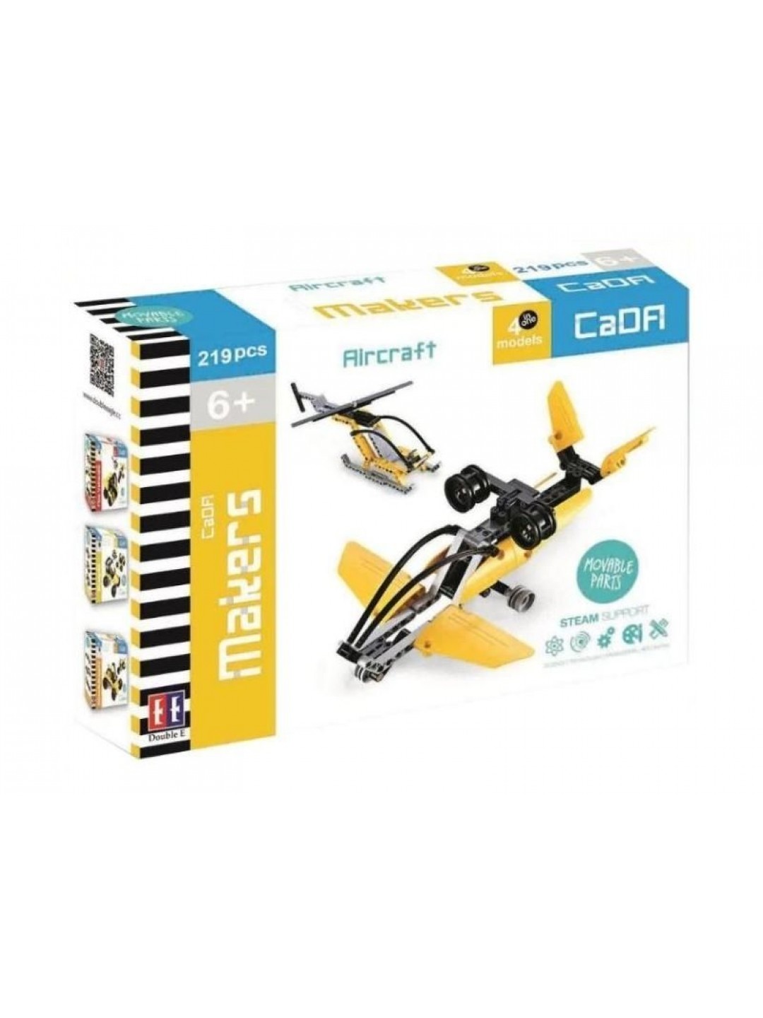 Конструктор CaDA Technic вертолет 4 в 1 (219 деталей)