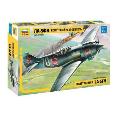 Сборная модель ZVEZDA Советский истребитель Ла-5ФН, 1/72