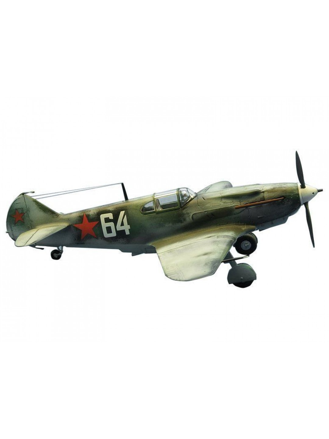 Сборная модель ZVEZDA Советский истребитель ЛАГГ-3, 1/144