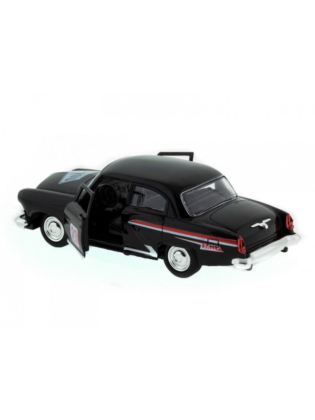 Машина "АВТОПАНОРАМА" инерц. ГАЗ-21 (ралли) 1/43, в/к 14*7*5,5 см