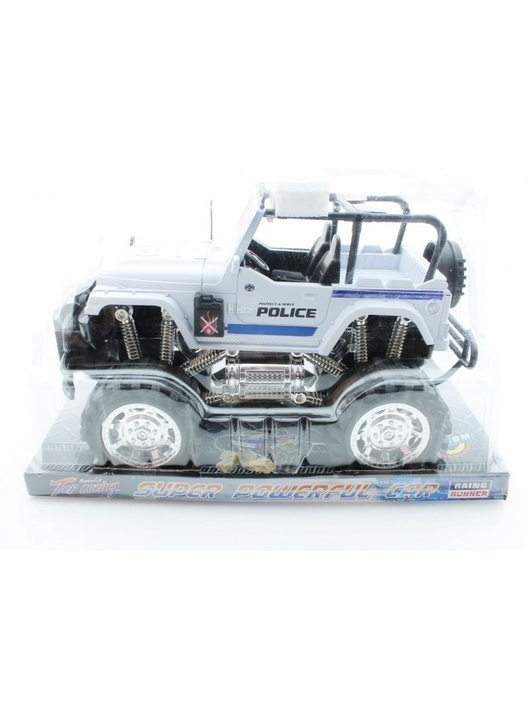 Машина инерционная Bigfoot 6803A/B/C "Jeep Wrangler Cabrio" цвет в асс. п/к