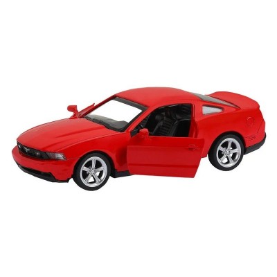 Машина "АВТОПАНОРАМА" Ford Mustang GT, красный, 1/43, инерция, откр. двери, в/к 17,5*12,5*6,5 см