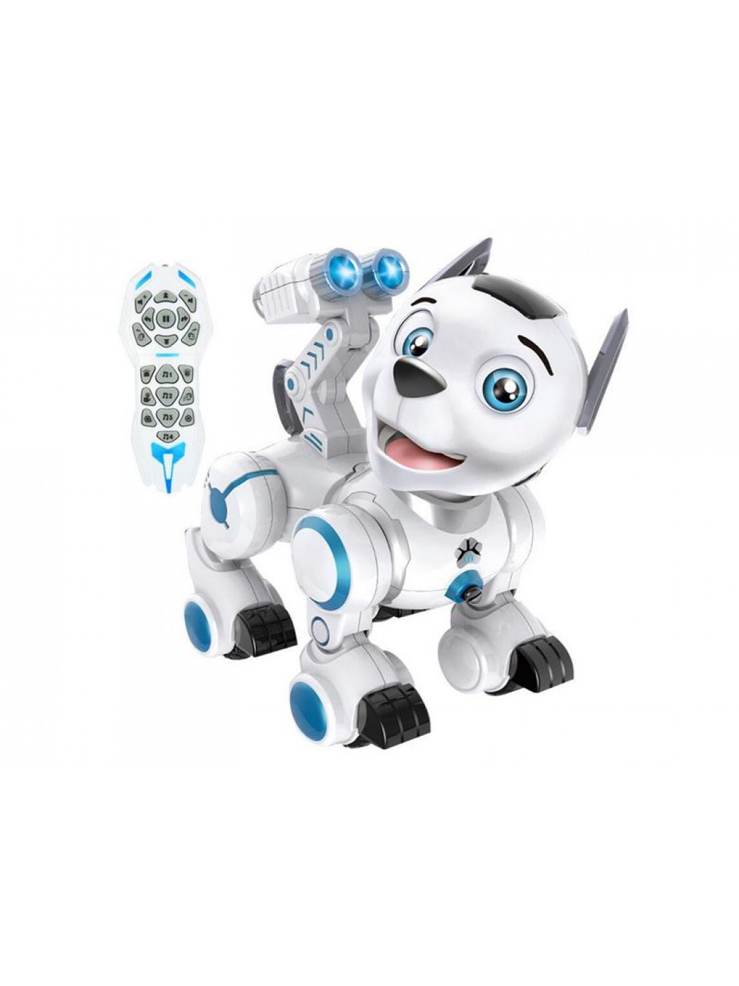 Радиоуправляемая робот-собака LENENG TOYS K10 Wow!Dog звук, свет, танцы, сенсор