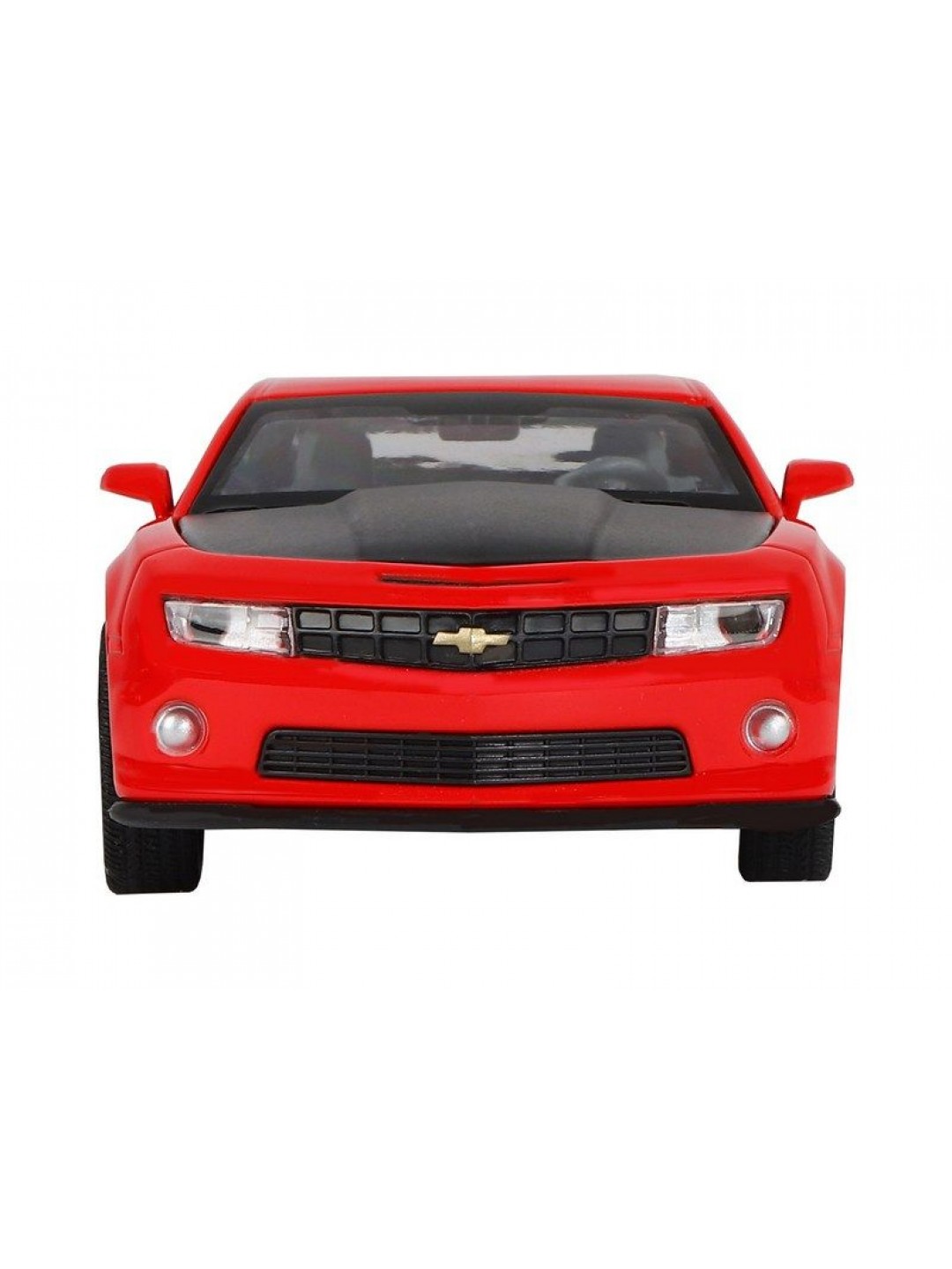 Машина "АВТОПАНОРАМА" Chevrolet Camaro SS, красный, 1/32, свет, звук, инерция, в/к 17,5*13,5*9 см