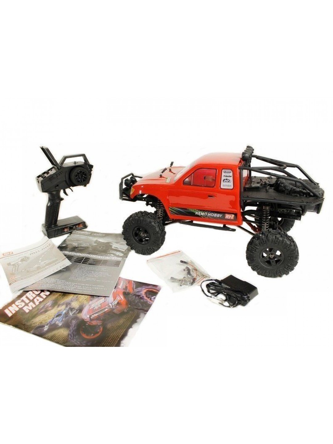 Радиоуправляемый краулер Remo Hobby Trial Rigs Truck (красный)  4WD 2.4G 1/10 RTR