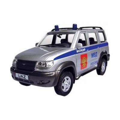 Машина Autotime "UAZ PATRIOT" полиция 1:43 Машина Autotime "UAZ PATRIOT" полиция 1:43