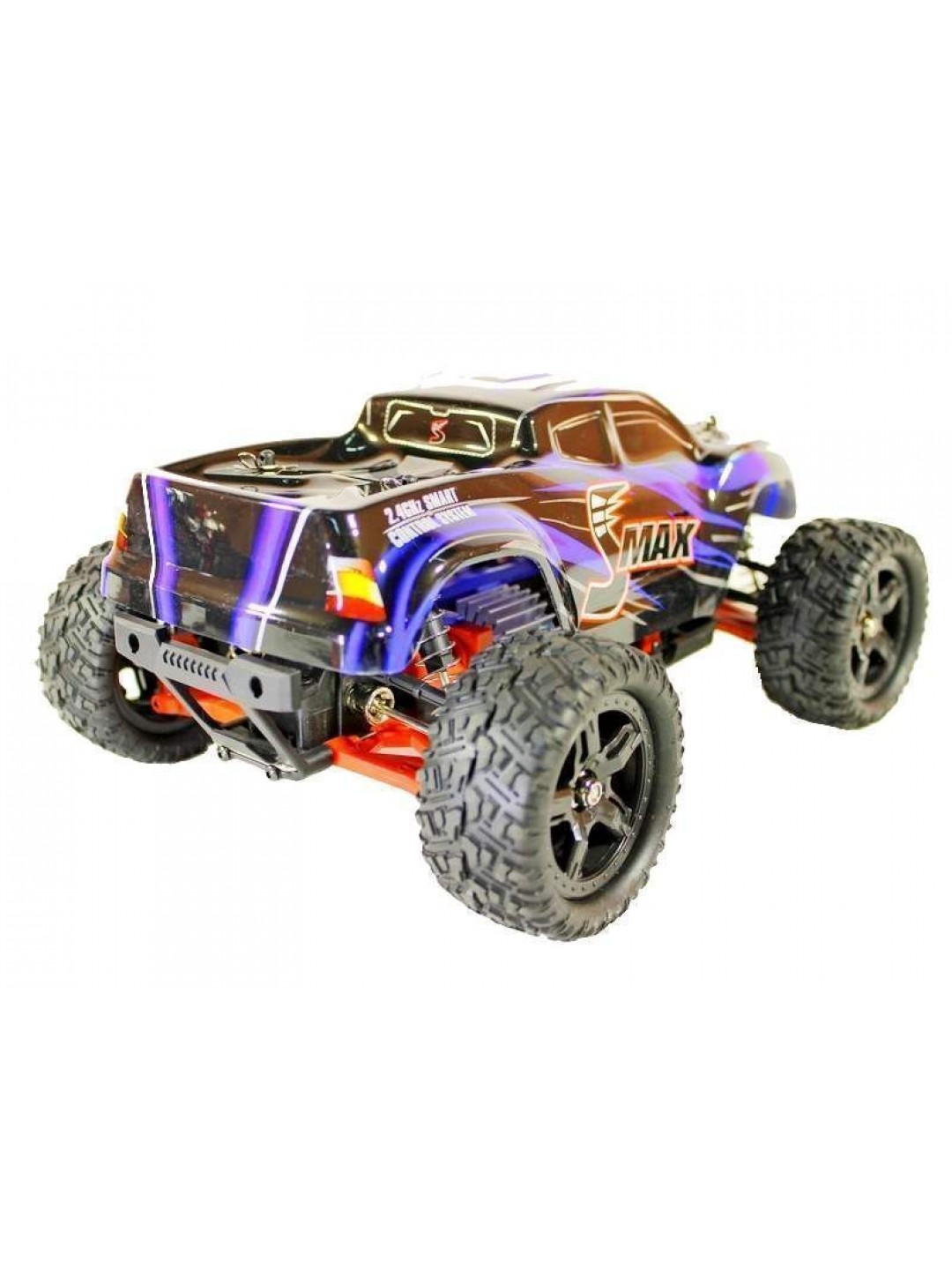 Радиоуправляемый монстр Remo Hobby SMAX Brushless UPGRADE (синий) 4WD 2.4G 1/16 RTR