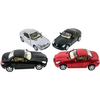Машина Kinsmart 1:32 MERCEDES-BENZ SLK инерция (1/12шт.)  б/к