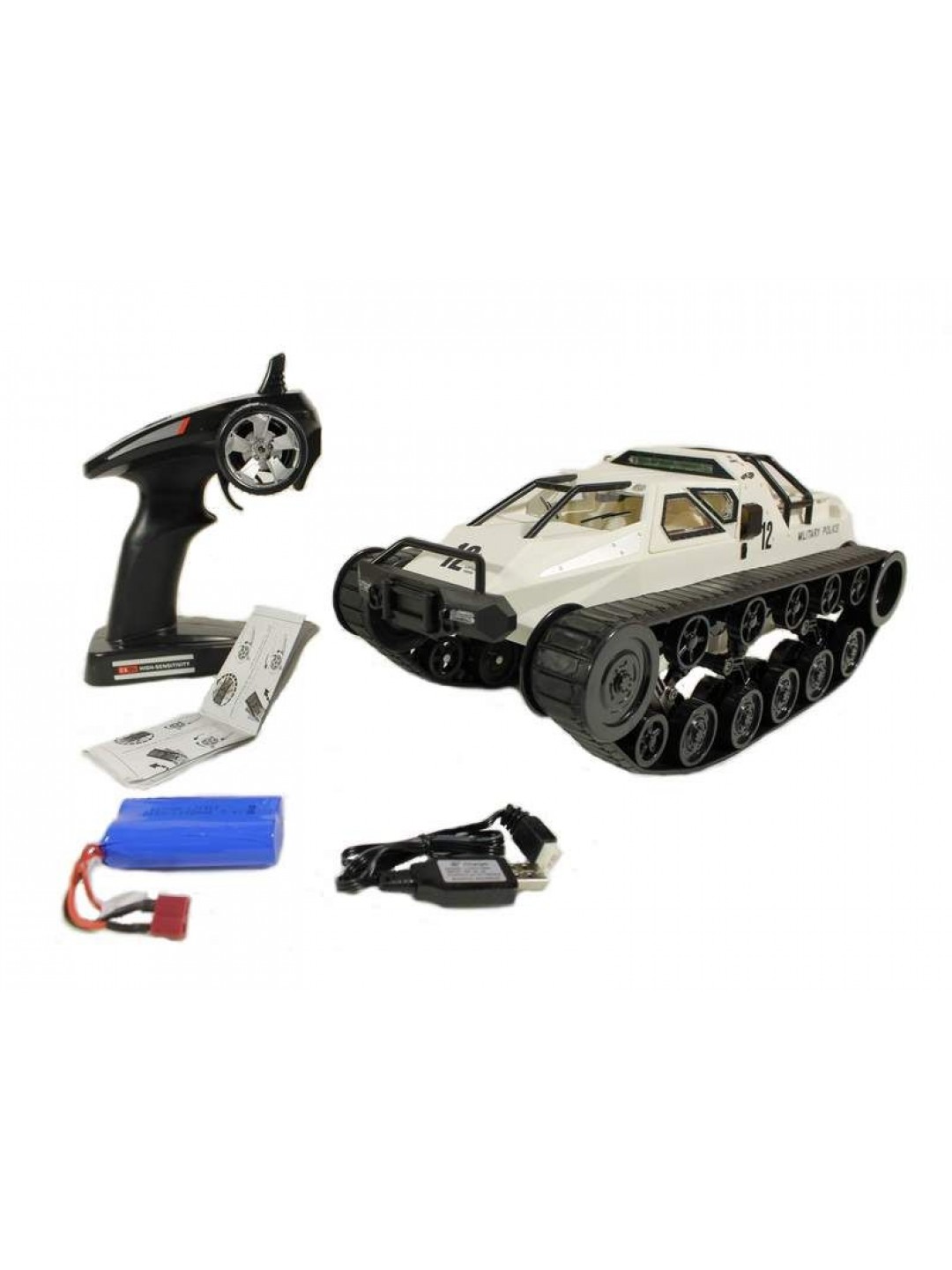 Радиоуправляемый вездеход Military Police (белый) 2.4G 1/12 RTR