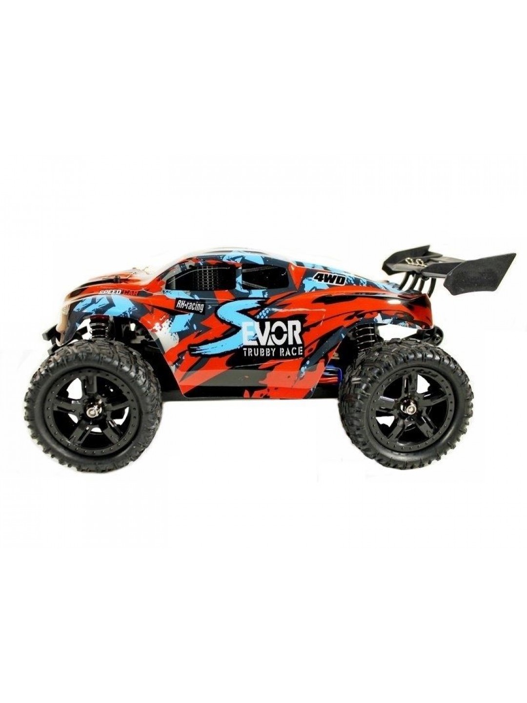 Радиоуправляемая трагги Remo Hobby S EVO-R Brushless (красная) 4WD 2.4G 1/16 RTR