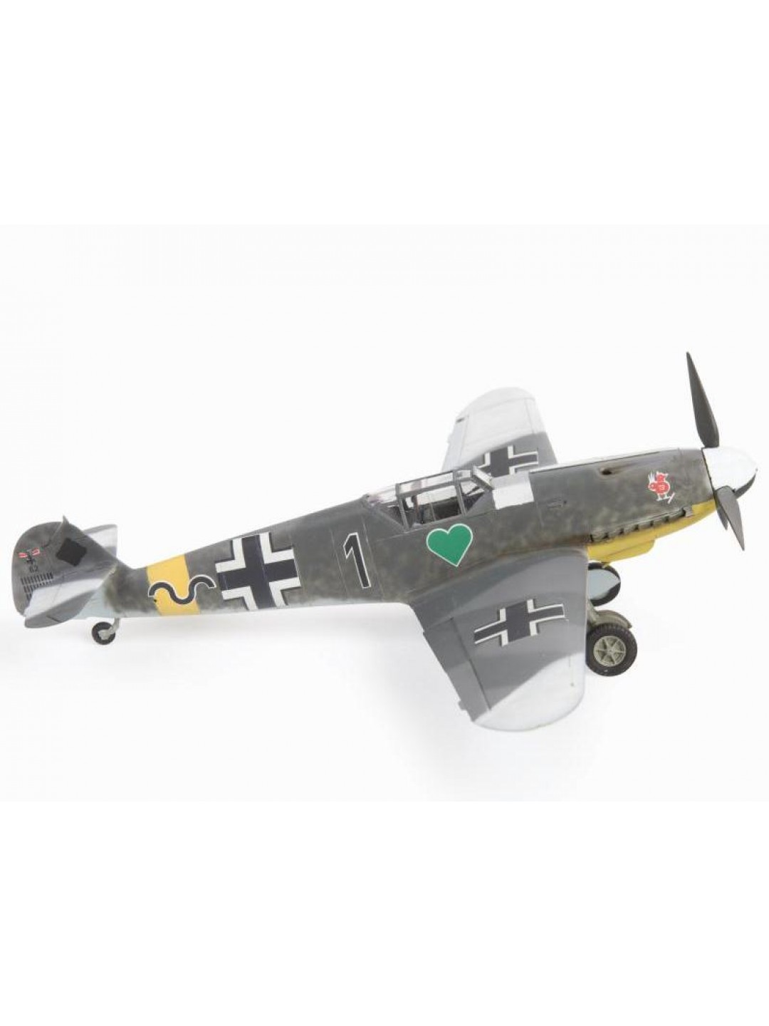 Сборная модель ZVEZDA Немецкий истребитель "Мессершмитт" Bf-109F4, 1/48