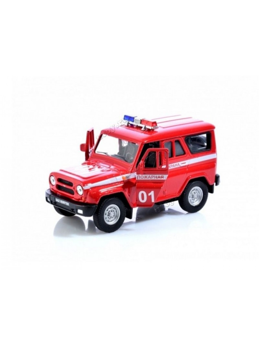 Машина Autotime "UAZ HUNTER" пожарная охрана 1:36