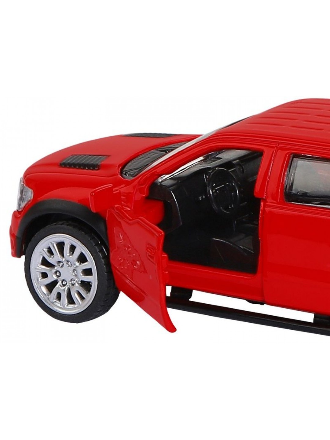 Машина "АВТОПАНОРАМА" Ford F-150 SVT Raptor-2, красный, 1/52, инерция, в/к 17,5*12,5*6,5 см