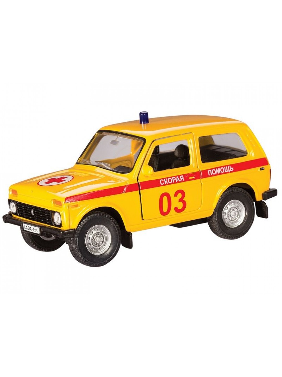 Машина Autotime "LADA 4x4" скорая помощь 1:36