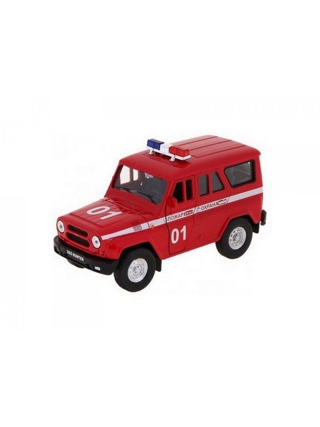 Машина Autotime "UAZ HUNTER" пожарная охрана 1:36