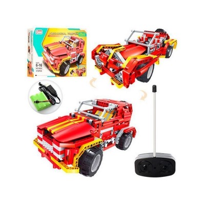 Р/У конструктор Qihui Mechanical Master 2 в 1 Джип и Родстер (472 детали)