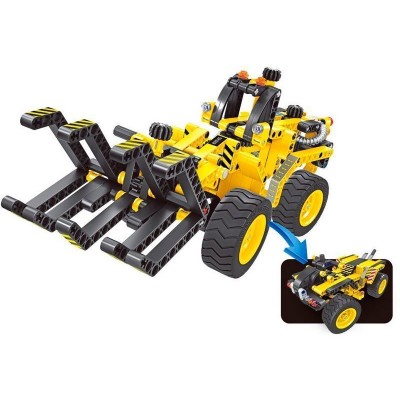Конструктор Qihui Mechanical Master 2 в 1 Трактор и Багги (301 деталь)