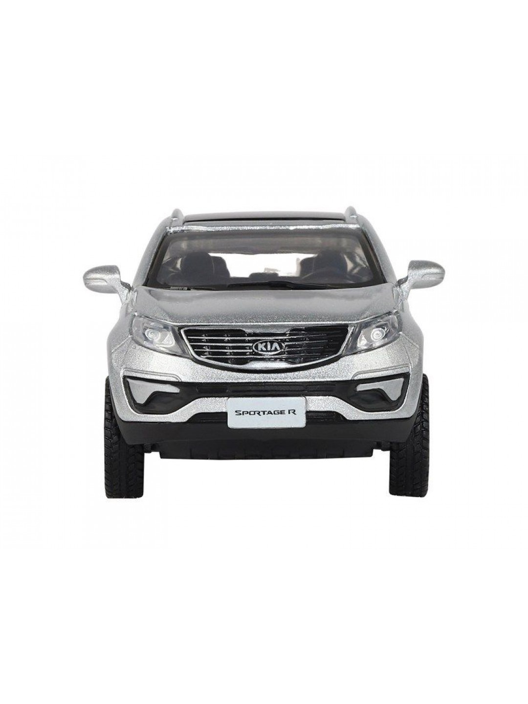 Машина "АВТОПАНОРАМА" KIA SPORTAGE R, серебряный, 1/39, инерция, в/к 17,5*12,5*6,5 см